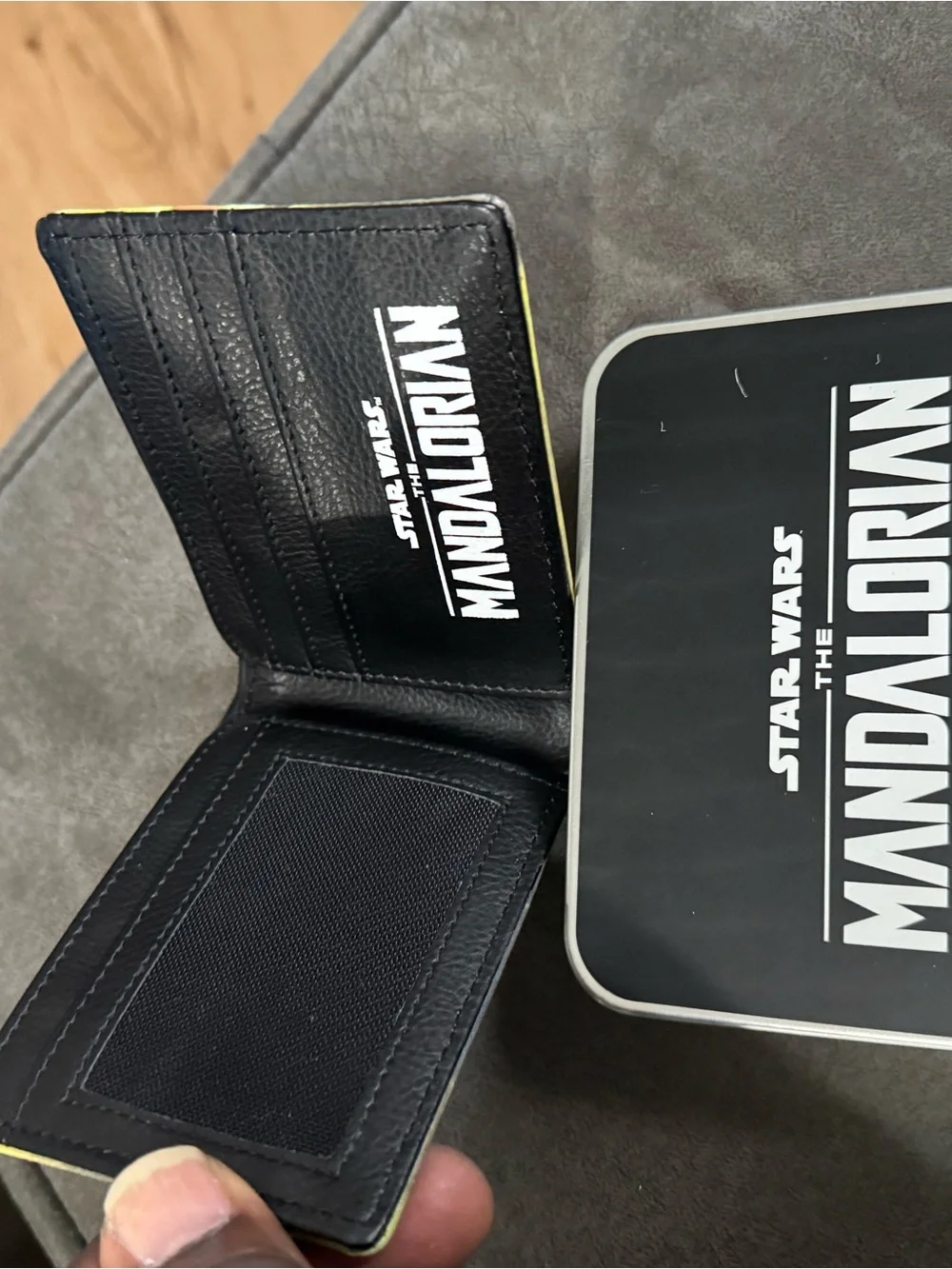 Star Wars Mandalorian Bifold Wallet - Black & Green Trim